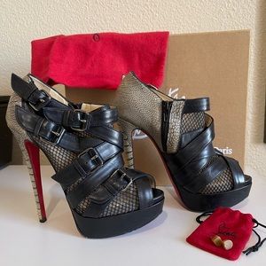 Christian Louboutin Mad Marta Platform Booties